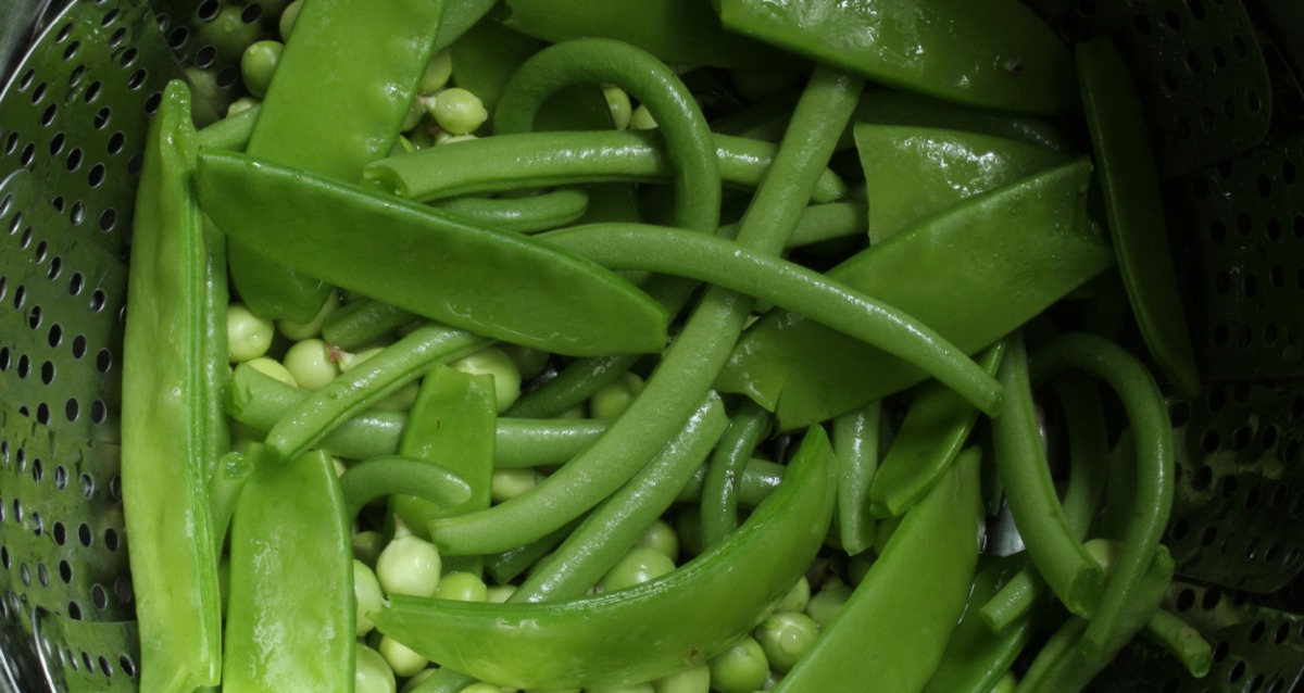 Green beans and peas