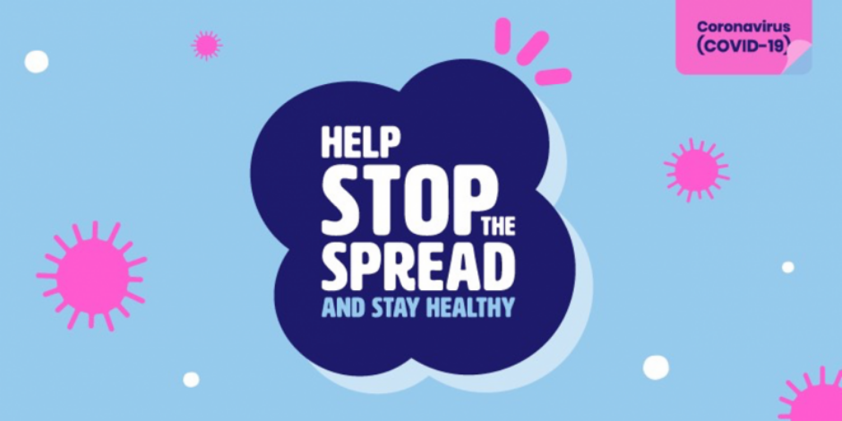 Stop the Spread and Stay Healthy Coronvavirus COVID-19