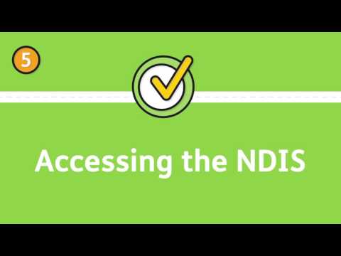 Assessing the NDIS on a green background