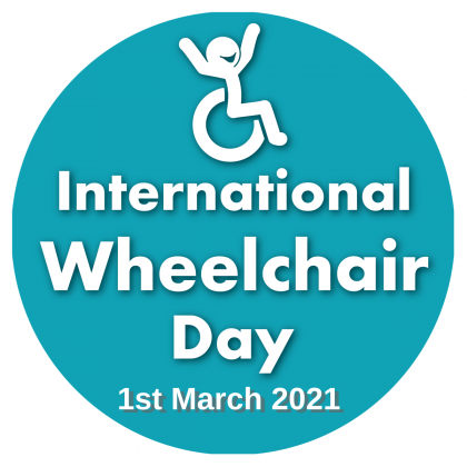 International Wheelchair Day Logo 1st March 2021