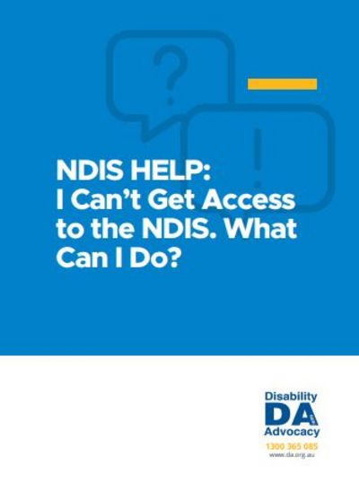 NDIS Help written across a blue background